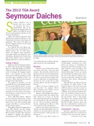 Seymour Daiches - Travel Goods Association