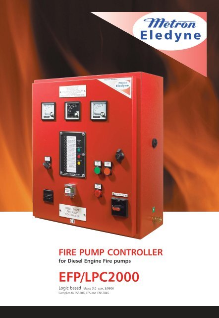 fire pump controller - Metron Eledyne