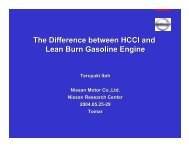 The Difference between HCCI and Lean Burn Gasoline Engine