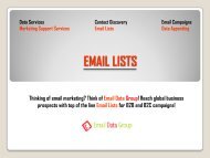 Buy Quality Email List and shrink your marketing costs
