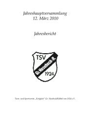 2009 - TSV Gross Hesebeck-Röbbel 1924