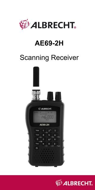 AE69-2H Scanning Receiver - Alan-Albrecht Service-Homepage ...