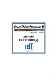 Manuel Virtual voice Processor II - Radio Technique