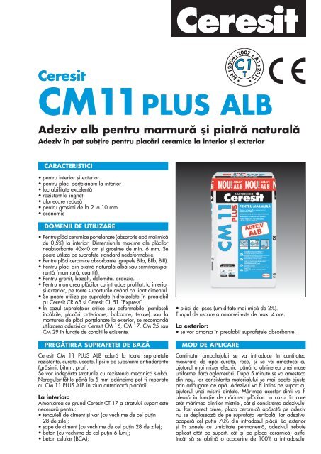 CM 11PLUS ALB - Dedeman