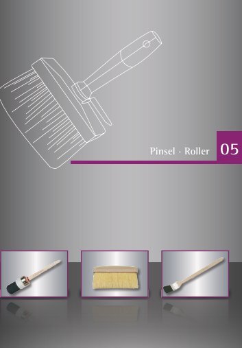 Pinsel · Roller 05 - Werkzeugkatalog Geno