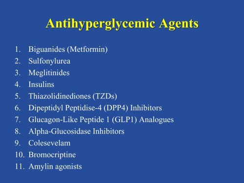 Clinical Approach to Medical Management of Type 2 Diabetes