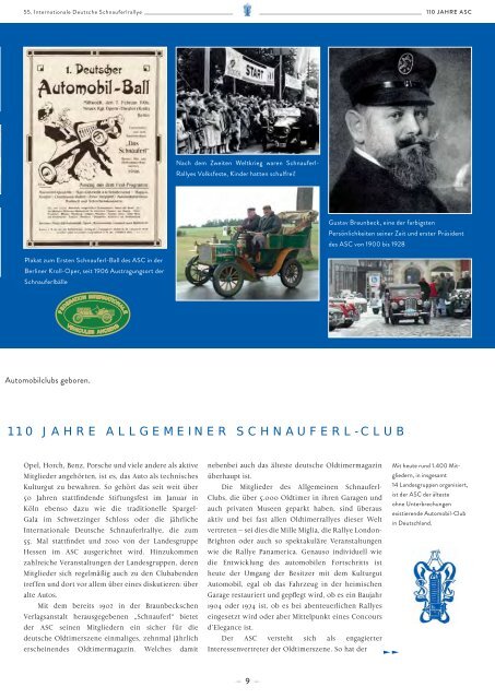 PROGRAMMHEFT - Allgemeiner Schnauferl-Club - Landesgruppe ...