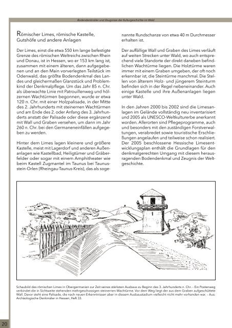 Archäologie im Wald - Landesbetrieb Hessen-Forst