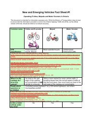 TSV Fact sheet - e-bikes.doc - Windsor Police Service