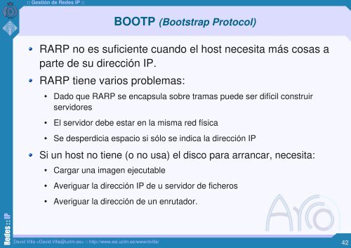 El protocolo de red de Internet: IP :: Redes ::