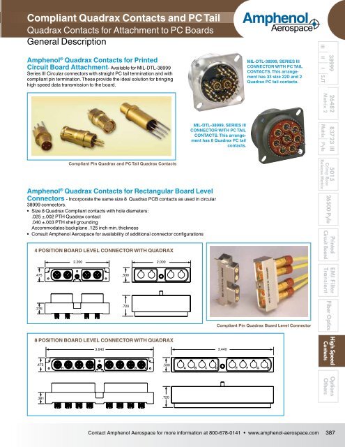 High Frequency Contacts - ECCO, Electronic Connector Company ...