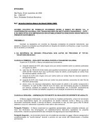 Acordo Aditivo BB 2004/2005 - Sindicato dos BancÃ¡rios do MaranhÃ£o