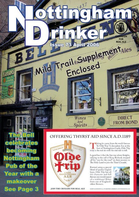 Mild Trail Supplement Enclosed - Nottingham CAMRA