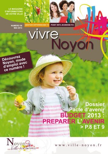 BUDGET 2013 : PREPARER L'AVENIR - Ville de Noyon