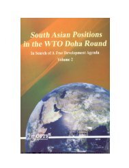 South Asian Positions in the WTO Doha Round - Institute of Policy ...