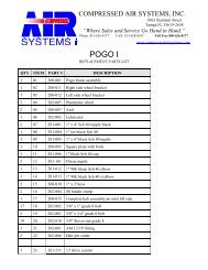 POGO I Parts - Categories On Compressed Air Systems, Inc ...