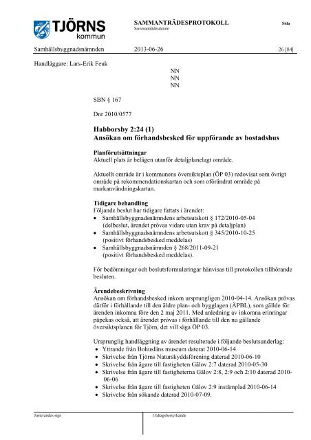 26 - TjÃ¶rns kommun