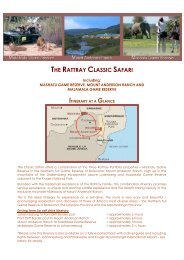 THE RATTRAY CLASSIC SAFARI - Mashatu Game Reserve