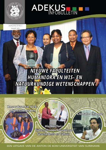 maart 2011 - Anton de Kom University of Suriname