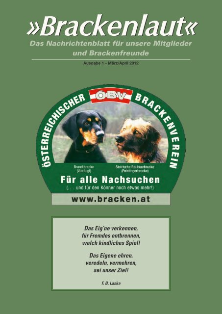 Brackenlaut April - Ãsterreichischer Brackenverein