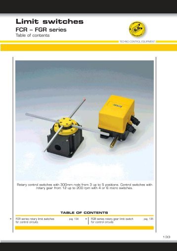 Rotary limit switches - Transmo