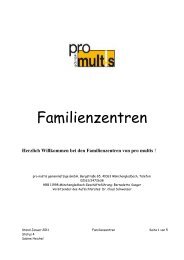 Familienzentren - pro multis gGmbH