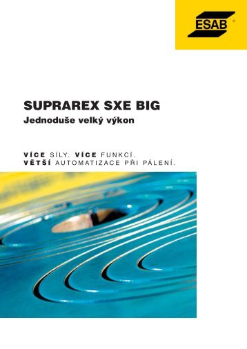 SUPRAREX SXE BIG. - Products - Esab