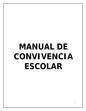 MANUAL DE CONVIVENCIA - Colegio Minuto de Dios