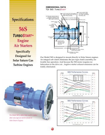 TurboStart 56S Specification Sheet (pdf) - MurCal, Inc.