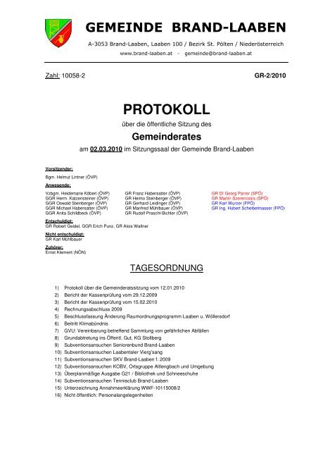 GR-Protokoll 10058-2 (142 KB) - .PDF - Brand-Laaben