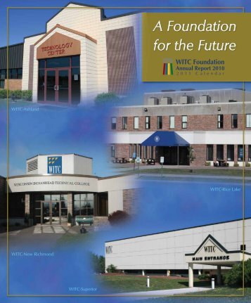 Foundation Annual Report - Wisconsin Indianhead Technical College