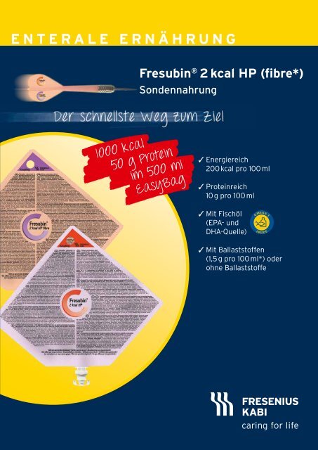 Folder Fresubin® 2 kcal HP (fibre) - Fresenius Kabi Austria GmbH