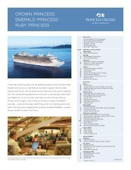 CROWN PRINCESSÂ® EMERAlD PRINCESS ... - TPI Worldwide