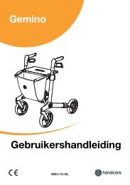 Gebruikershandleiding Gemino 30 - Handicare