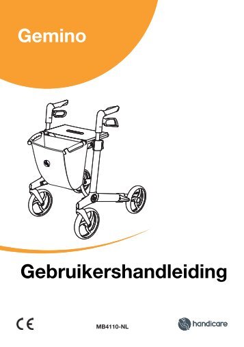 Gebruikershandleiding Gemino 30 - Handicare