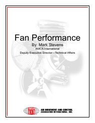 Fan Performance - Air Movement and Control Association