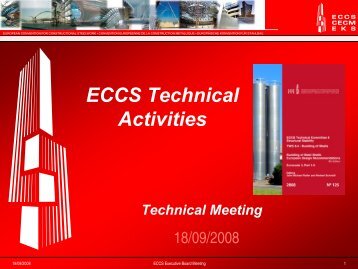 ECCS Technical activities