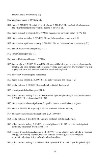 Historie církevního majetku - Cisterciácký klášter Vyšší Brod