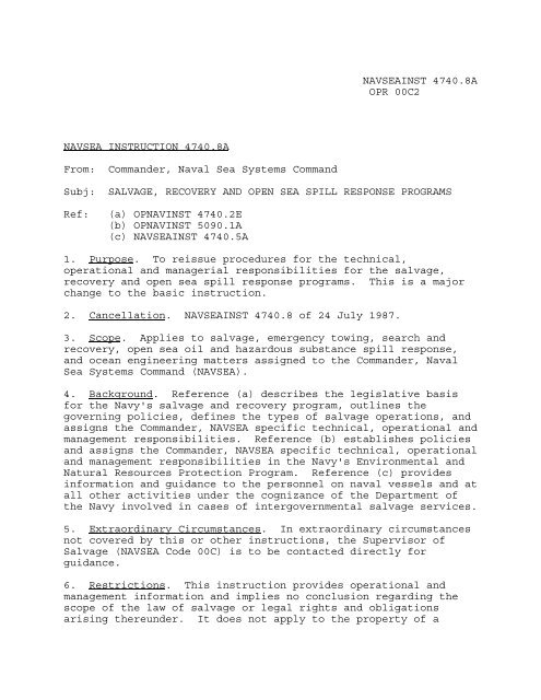 Navsea 05 Org Chart