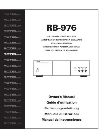 RB-976 Manual - 3 - Hifi-pictures.net