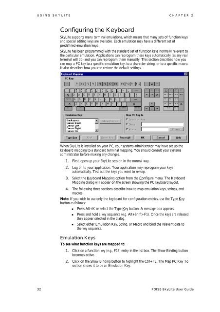 POISE-SkyLite User Guide - Palmer College of Chiropractic, Intranet ...