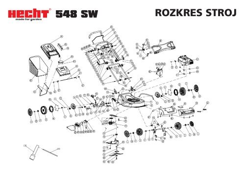 Rozkres Stroj Hecht Garten