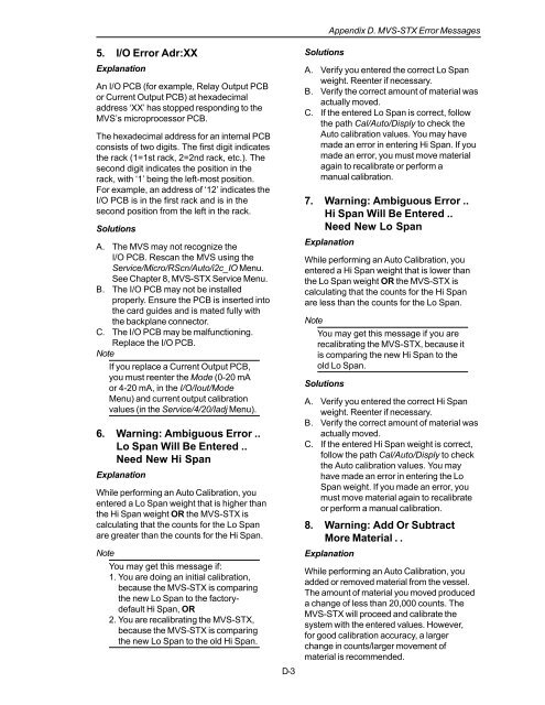 STX Signal Transmitter Installation and Operation ... - Kistler-Morse