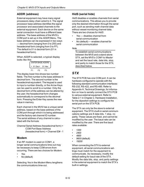 STX Signal Transmitter Installation and Operation ... - Kistler-Morse