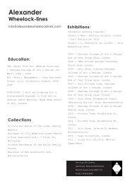 Artist information and price list - Lloyd Gill Gallery