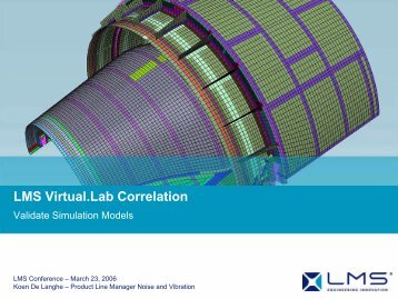 LMS Virtual.Lab Correlation - LMS International