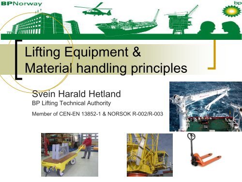 Material Handling Principles