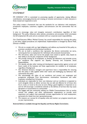 Diversity and inclusion strategy uk