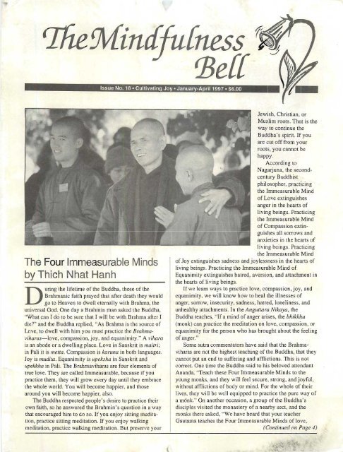 View full issue in PDF - The Mindfulness Bell