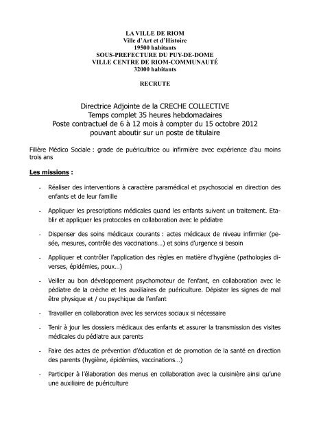Lettre De Motivation Infirmiere Creche
